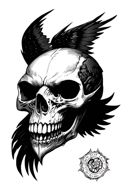 Raven Skull