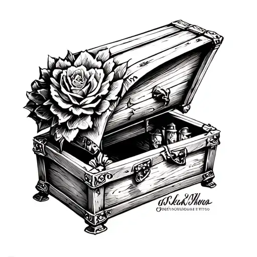 Open Teasure Chest Filled