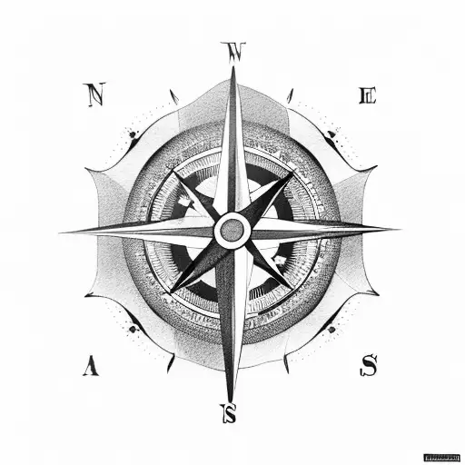 Compass With Harts