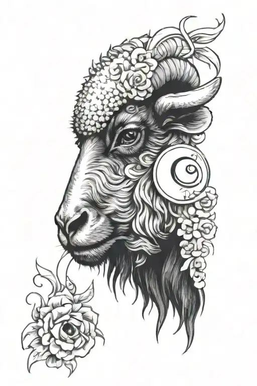Black Sheep Crying Eye