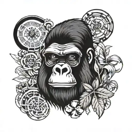 A Gorilla Who Smokes And Wears Smoked Glasses