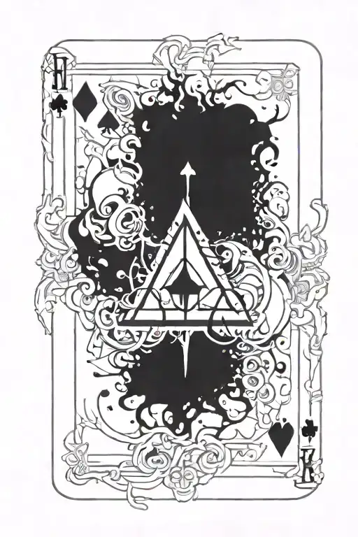 Playing Card Withlinkin Park Logo In The Center