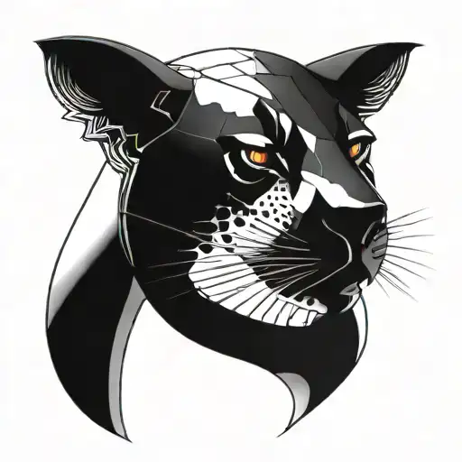 Incorporate A Sleek And Futuristic Jaguar Car Design Into A Mechanical-themed