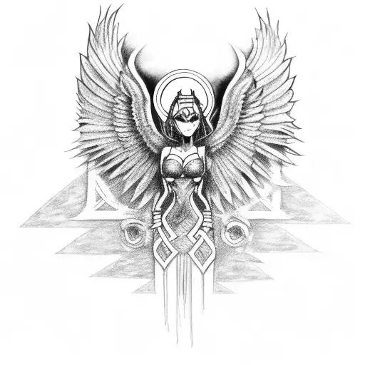 Irish Pagan Female Warrior Raven