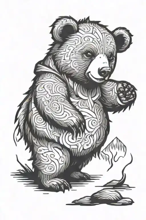 Little Bear Standing