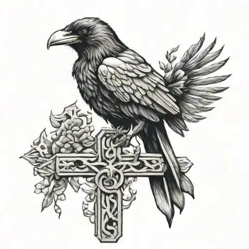 Crow Hold On Cross