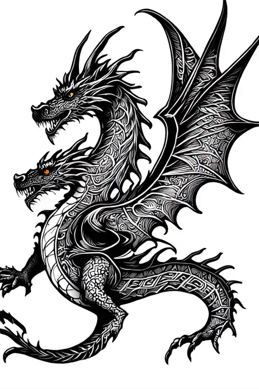 Nordic Dragon Flying