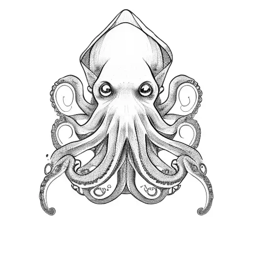 Octopus Sinking Boat In Chest And Arm