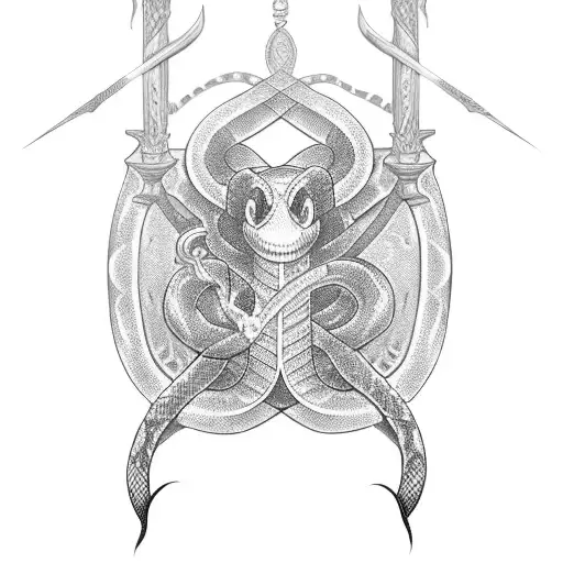 Snake In A Sword Narsil