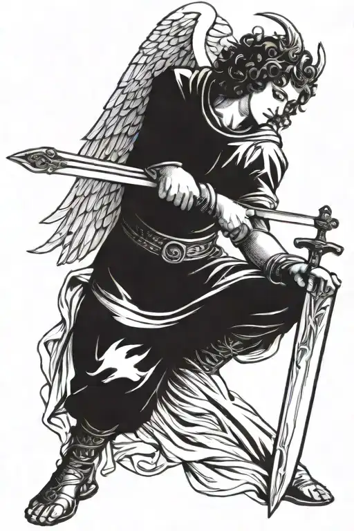 Guardian Angel With A Sword