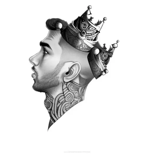 A Man With A Crown On His Head