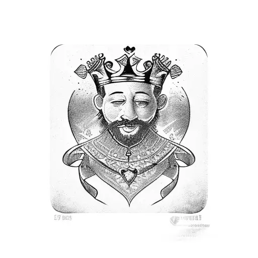 King Of Hearts With G Under The Crown