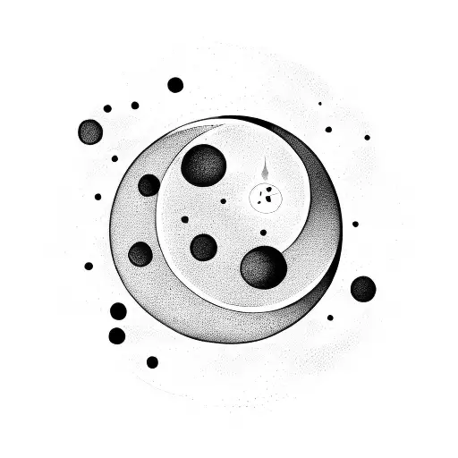 Moon Spinning Off Into Outer Space