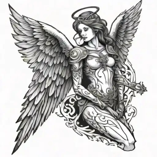 Warrior Angel Wing Spread