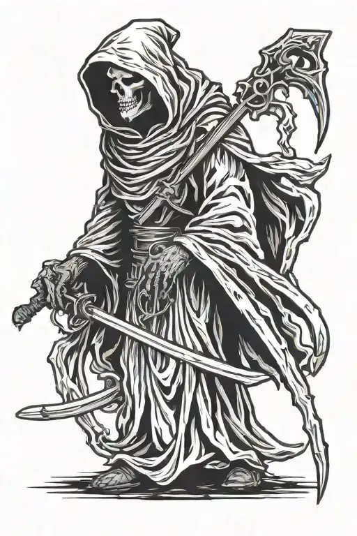 Grim Reaper With Scythe