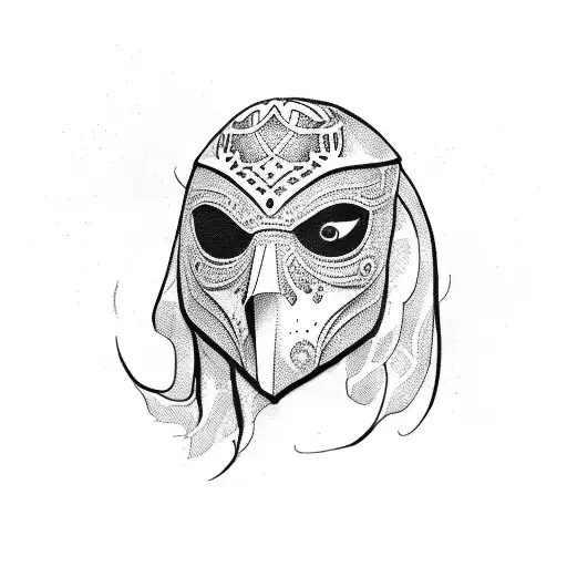 Raven With Mask