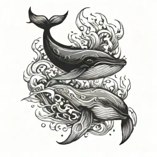 Whale And Fire