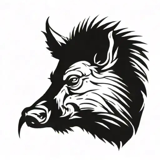 Boar Head Profile Holding