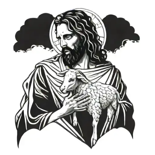 Jesus Being The Lamb Of God