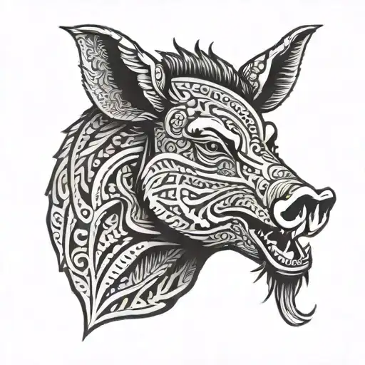 Nz Boar Head Side Profile