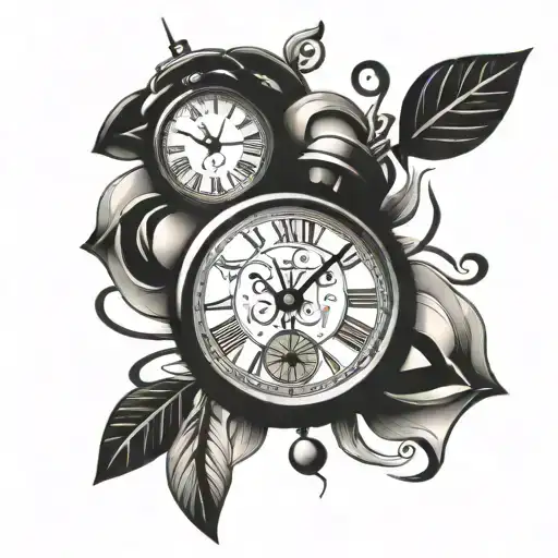 Money With Time Clock