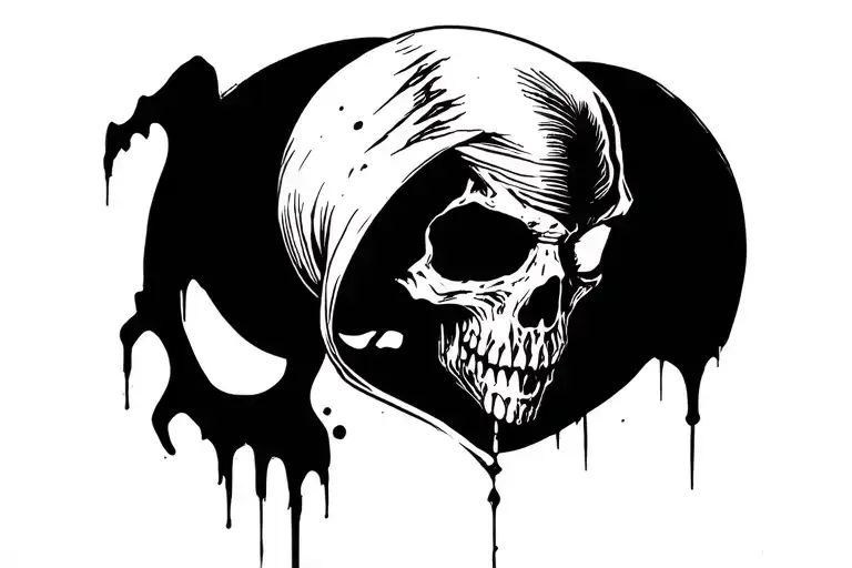 Ghost Reaper Shadow Figure