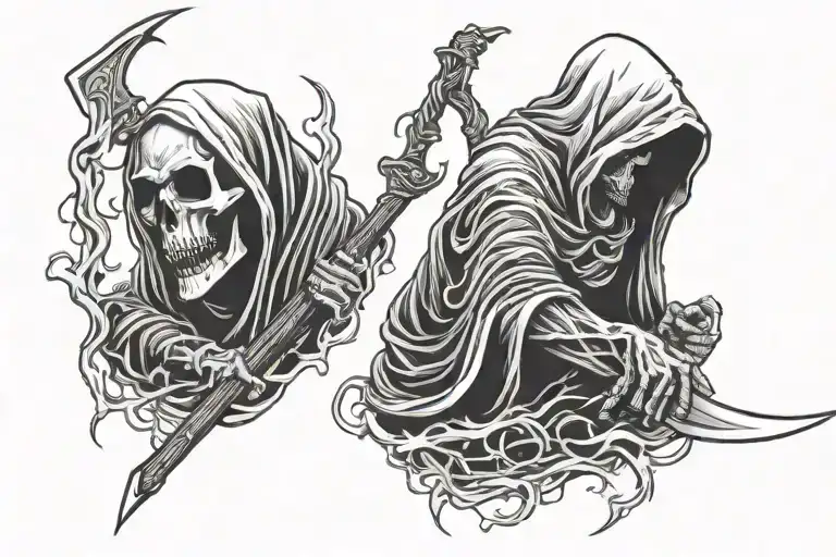 Grim Reaper Taking Your Soul