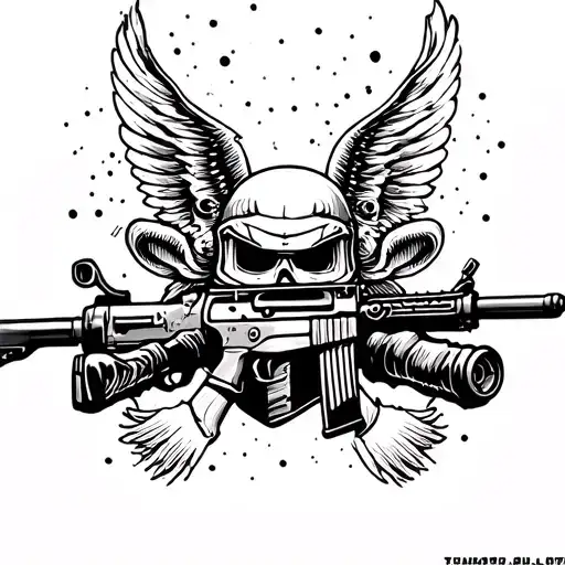 Space Goofs With Ak47 And No Smile