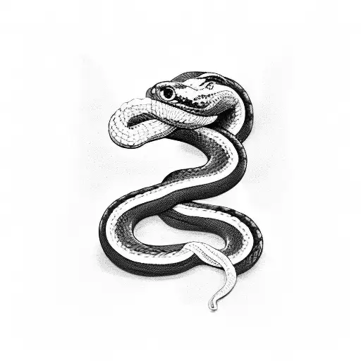 Hand With Snake And A Phrase Saying Trust No One