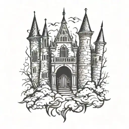 A Dark Gothic Castle