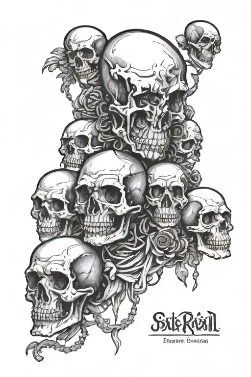 Skull And Puppets For Over Thinking Intelligence Power