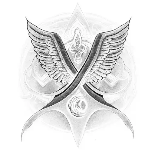 Snake With A Halo And Angel Wings Making The Infinity Symbol In Reference To Kobe Bryant