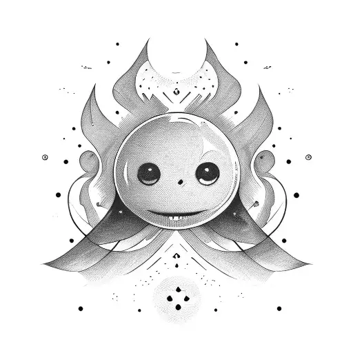 One Eye In A Cloud And A Arch