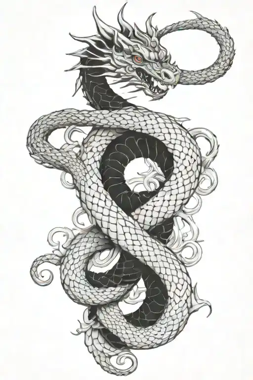Dragon And Snake