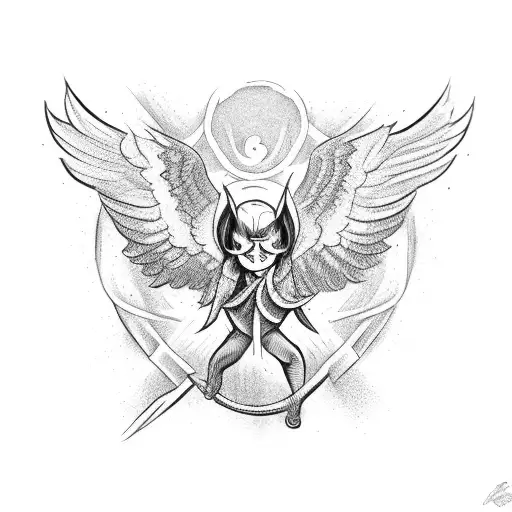 Angel And Deamon Fight