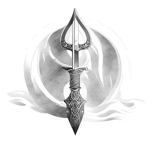 A Viking Warrior Forging A Powerful Sword In A Fiery Forge