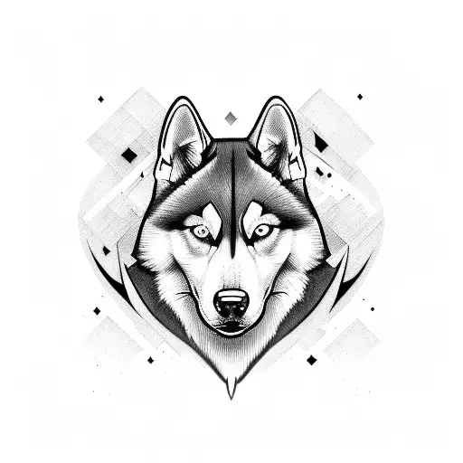 Husky Wirh Blue Eyes