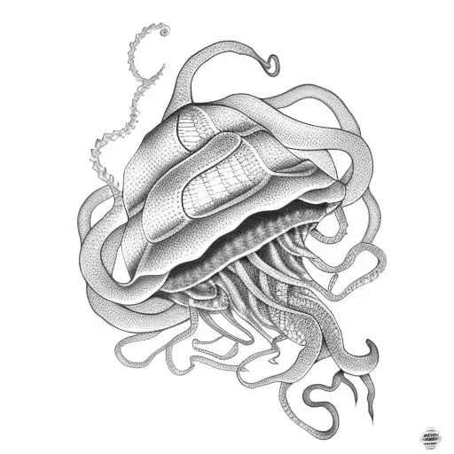 Snake Jellyfish Bamboo Shark