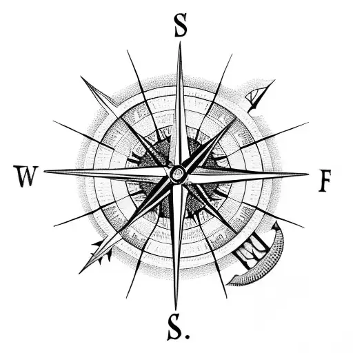 A Compass With The Words 'My Brother's Keeper'