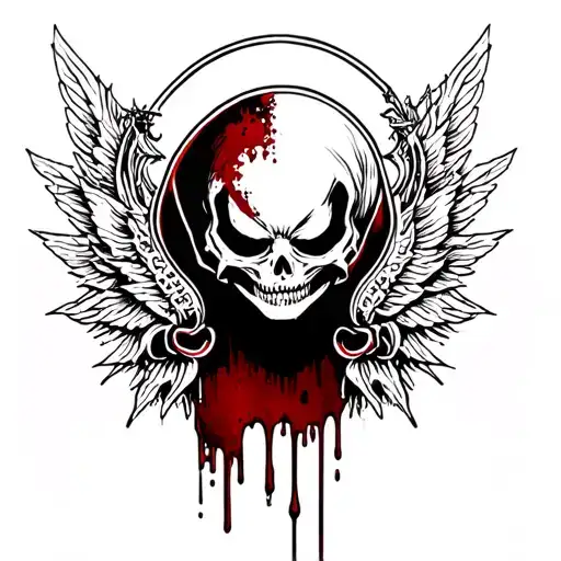 Grim Reaper And Blood