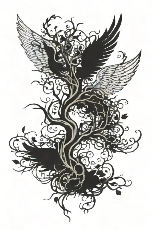 Wing And Roots Growing