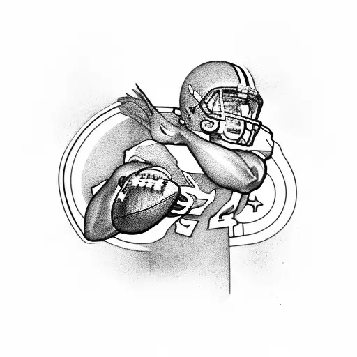 A Football Player Capturing A Stunning Shot With A Camera