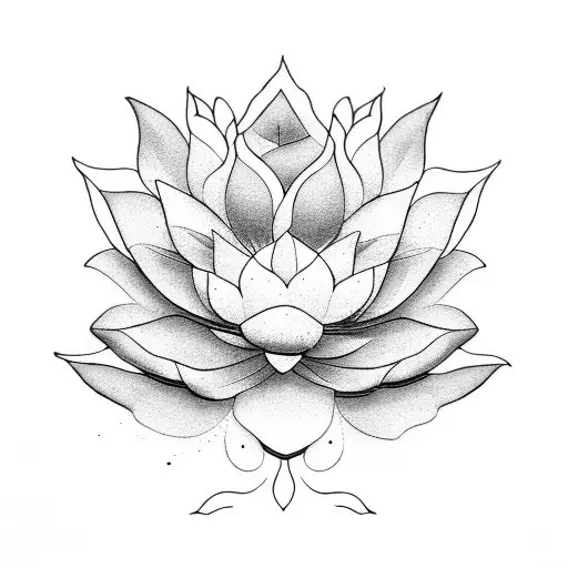 A Flower Mixed With A Lotus And Poinsettia