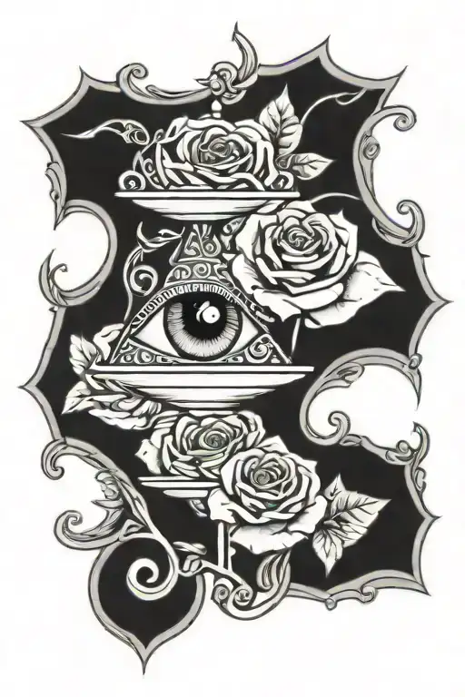 Libra Eye And Rose