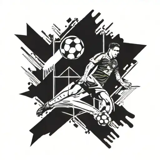 Design A Soccer Stadium With Manchester United 99 Banners And Flags Waving In The Background