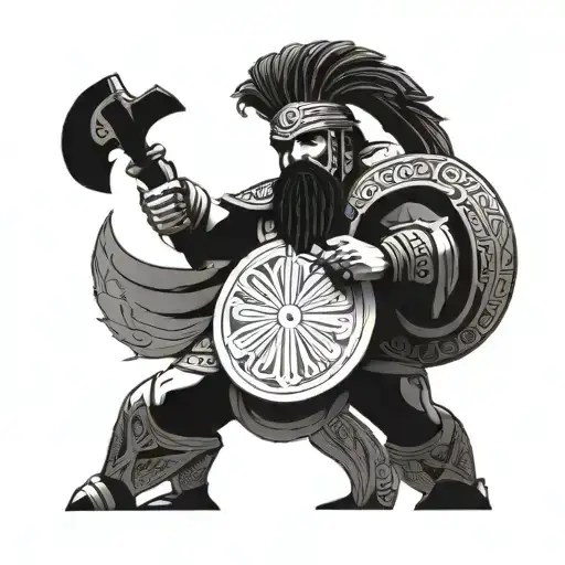 Bulgarian Warrior Wielding