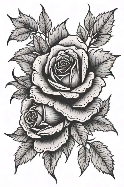 Whole Rose On Foreamr