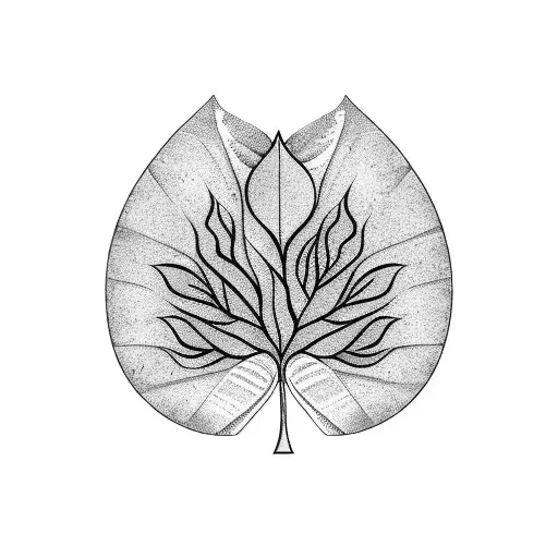 A Guitar Pick Shaped Like A Cork Tree Leaf