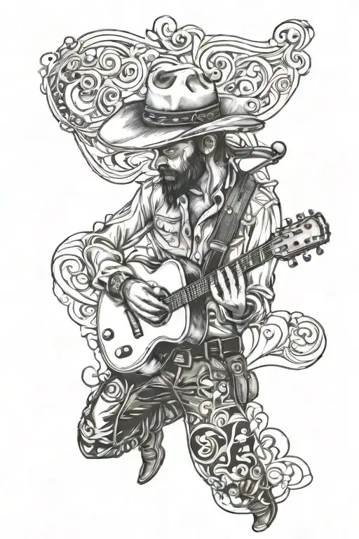 Cowboy With Guitar Transforming