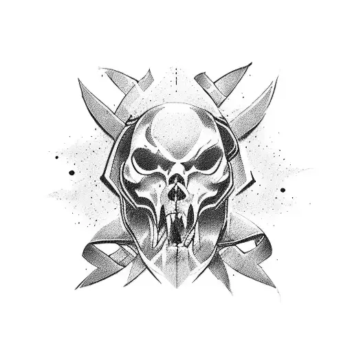 A Tattoo Design Representing The Spirit Of Fighting And Camaraderie Among Three Friends